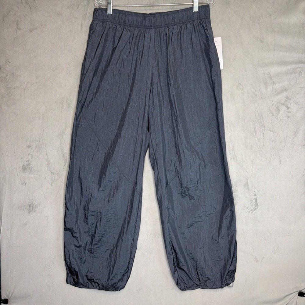Athleta Lunar Utility Pants Women's Large Gray Nylon Balloon Jogger NWT